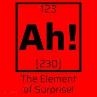 Ah! The Element Of Surprise! Funny Science Lover Santa Hat thumb 1