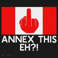 Annex This Eh! Pro Canada Flag For Anti Trump Canadian Women's Hoodie thumb 2