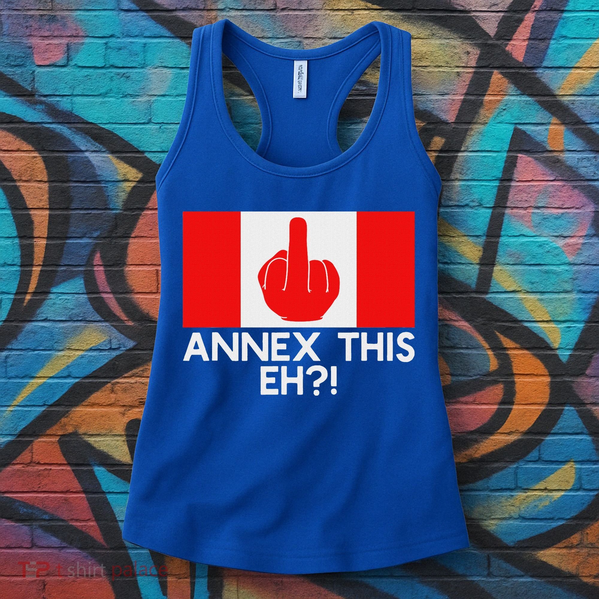Annex This Eh! Pro Canada Flag For Anti Trump Canadian Women's Tank Top