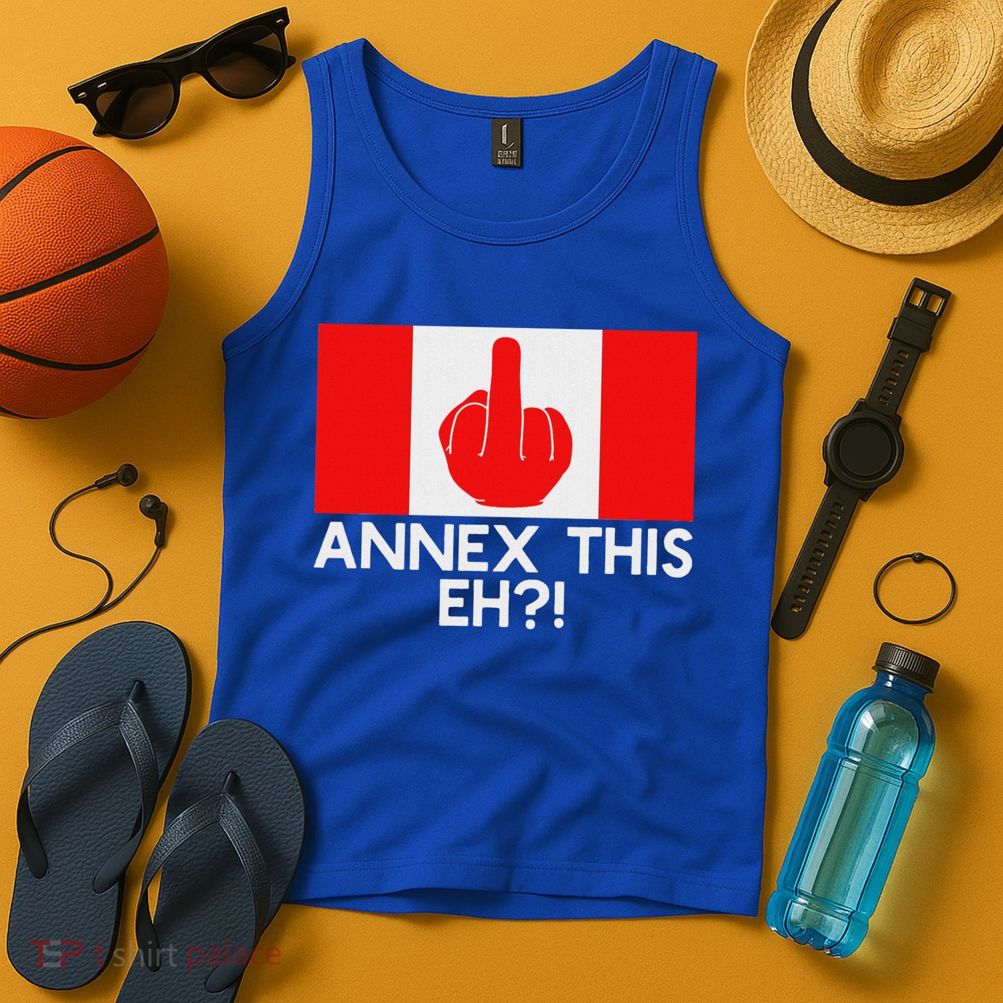 Annex This Eh! Pro Canada Flag For Anti Trump Canadian Tank Top