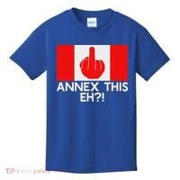 Annex This Eh! Pro Canada Flag For Anti Trump Canadian Kids T-Shirt thumb 0