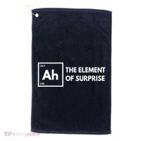 Ah The Element Of Surprise Chemistry Science Humor Teacher Golf Towel thumb 0