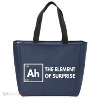 Ah The Element Of Surprise Chemistry Science Humor Teacher Tote Bag thumb 0