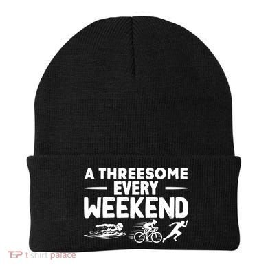 A Threesome Every Weekend Sport Marathon Triathlon Beanie