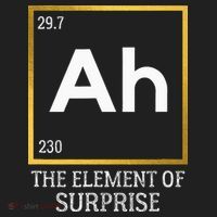 Ah The Element Of Surprise Chemistry Science Humor Beanie thumb 2