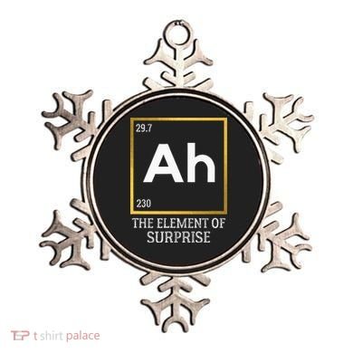 Ah The Element Of Surprise Chemistry Science Humor Ornament