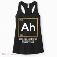Ah The Element Of Surprise Chemistry Science Humor Women's Tank Top thumb 0