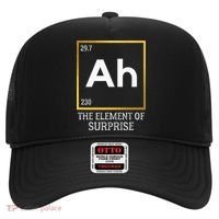 Ah The Element Of Surprise Chemistry Science Humor Hat thumb 0