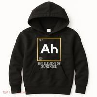 Ah The Element Of Surprise Chemistry Science Humor Kids Hoodie thumb 0