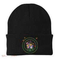 Anti Trump Floral Butterflies Democrat President Liberal Beanie thumb 0