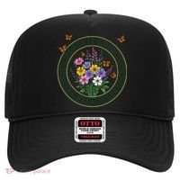 Anti Trump Floral Butterflies Democrat President Liberal Hat thumb 0