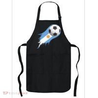 Argentina Team Flag Soccer Ball Apron thumb 0