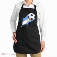 Argentina Team Flag Soccer Ball Apron thumb 2
