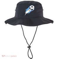 Argentina Team Flag Soccer Ball Bucket Hat thumb 0