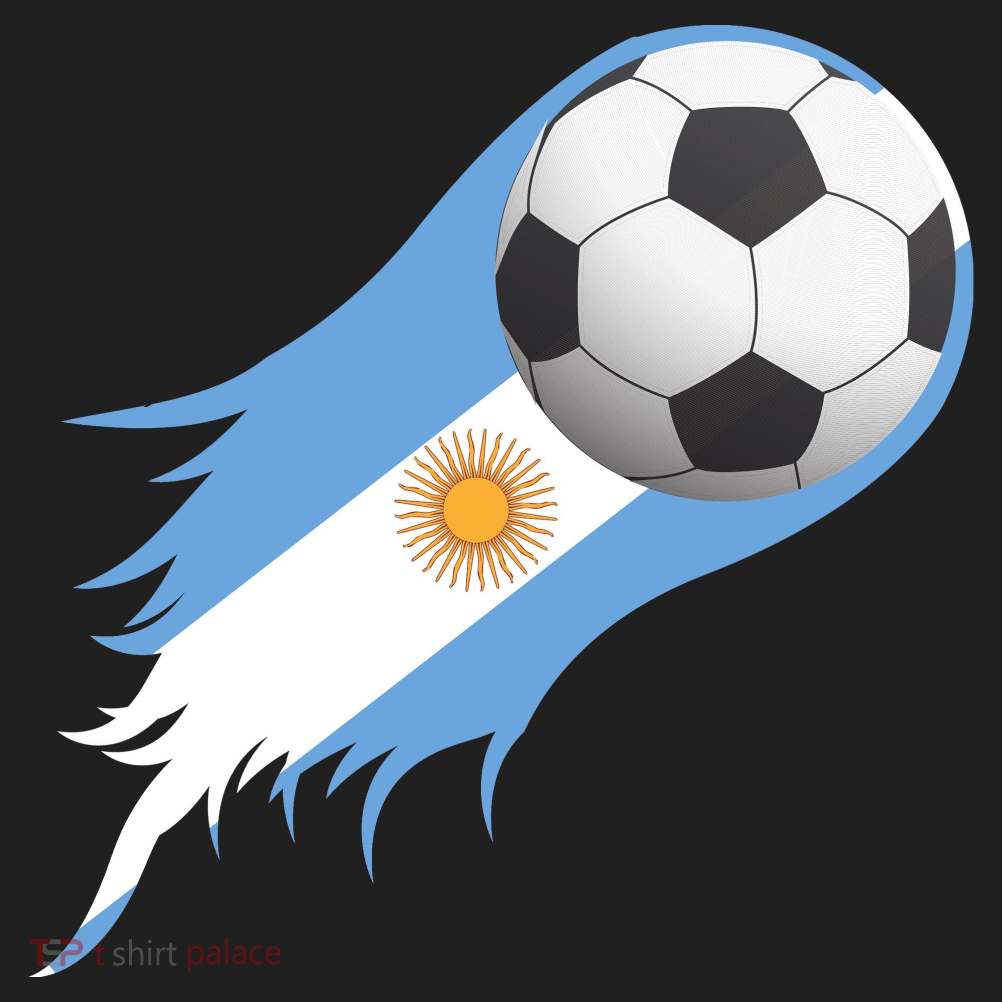 Argentina Team Flag Soccer Ball Beanie