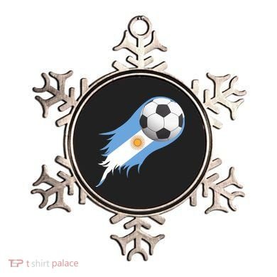 Argentina Team Flag Soccer Ball Ornament