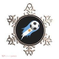 Argentina Team Flag Soccer Ball Ornament thumb 0