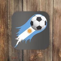 Argentina Team Flag Soccer Ball Coaster thumb 0