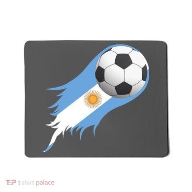 Argentina Team Flag Soccer Ball Mousepad