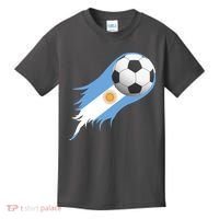 Argentina Team Flag Soccer Ball Kids T-Shirt thumb 0