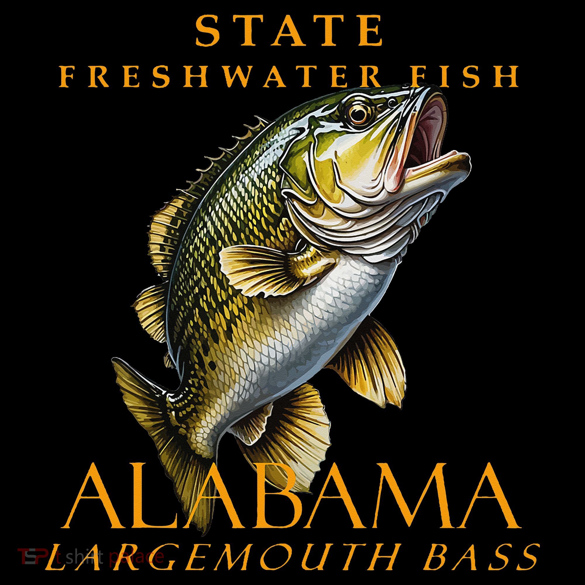 Alabama Territory Freshwater Fish The Spotted Bass Coffee Mug