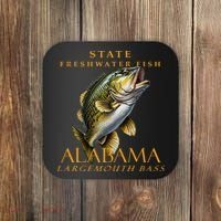 Alabama Territory Freshwater Fish The Spotted Bass Coaster thumb 0