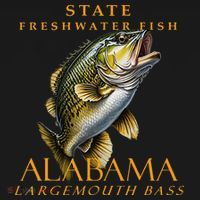 Alabama Territory Freshwater Fish The Spotted Bass Women's Hoodie thumb 2