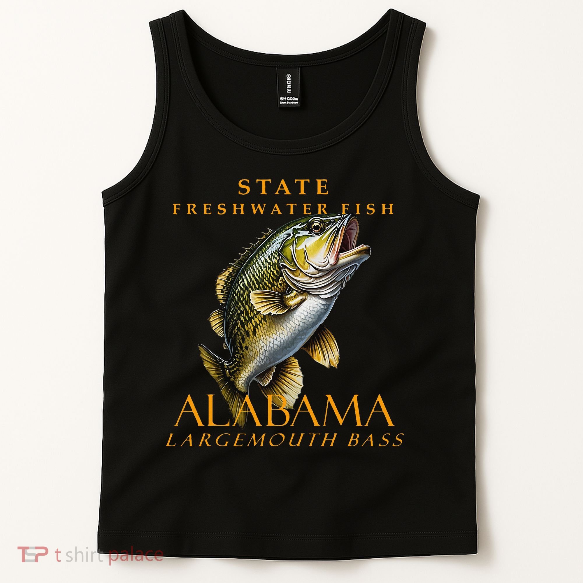 Alabama Territory Freshwater Fish The Spotted Bass Tank Top
