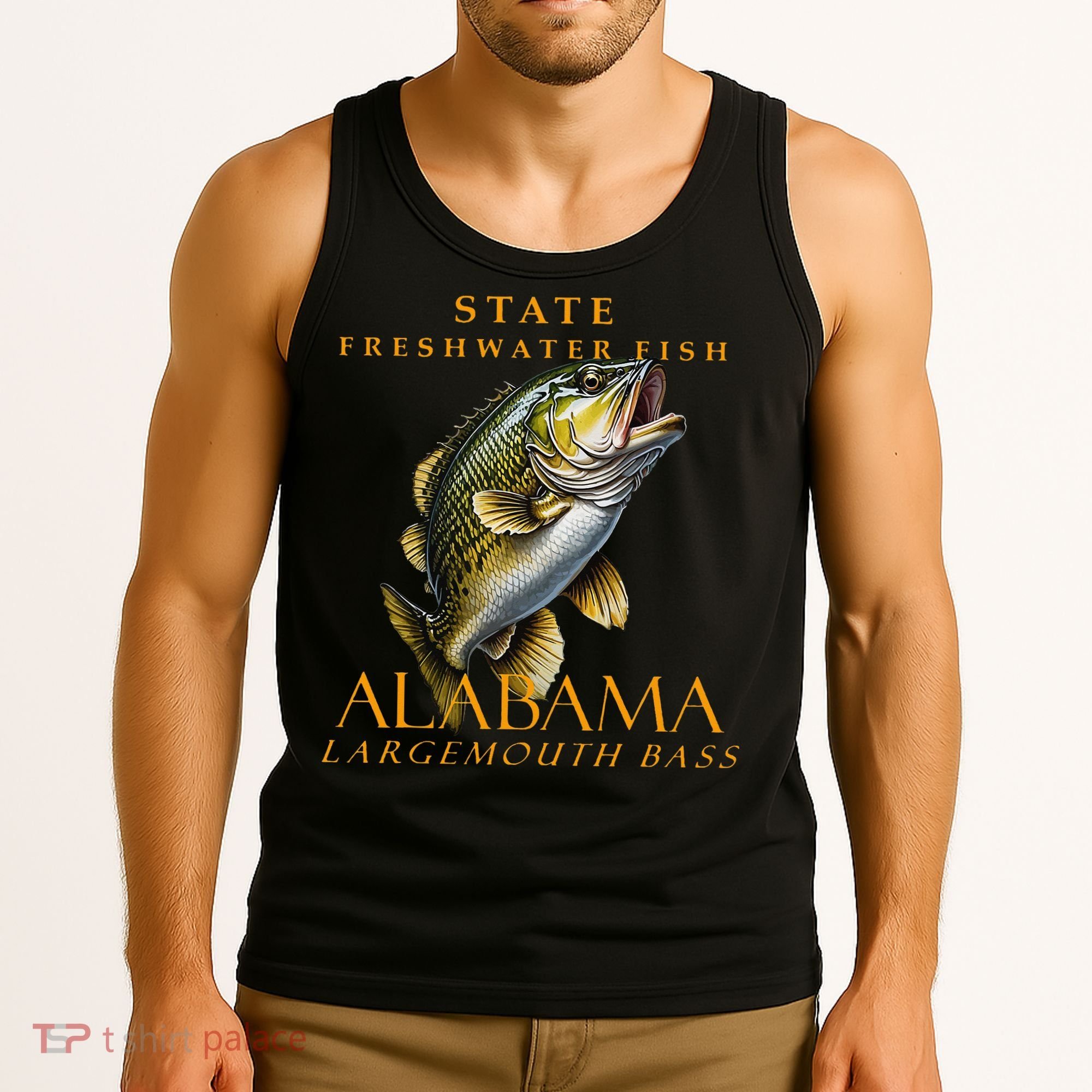 Alabama Territory Freshwater Fish The Spotted Bass Tank Top