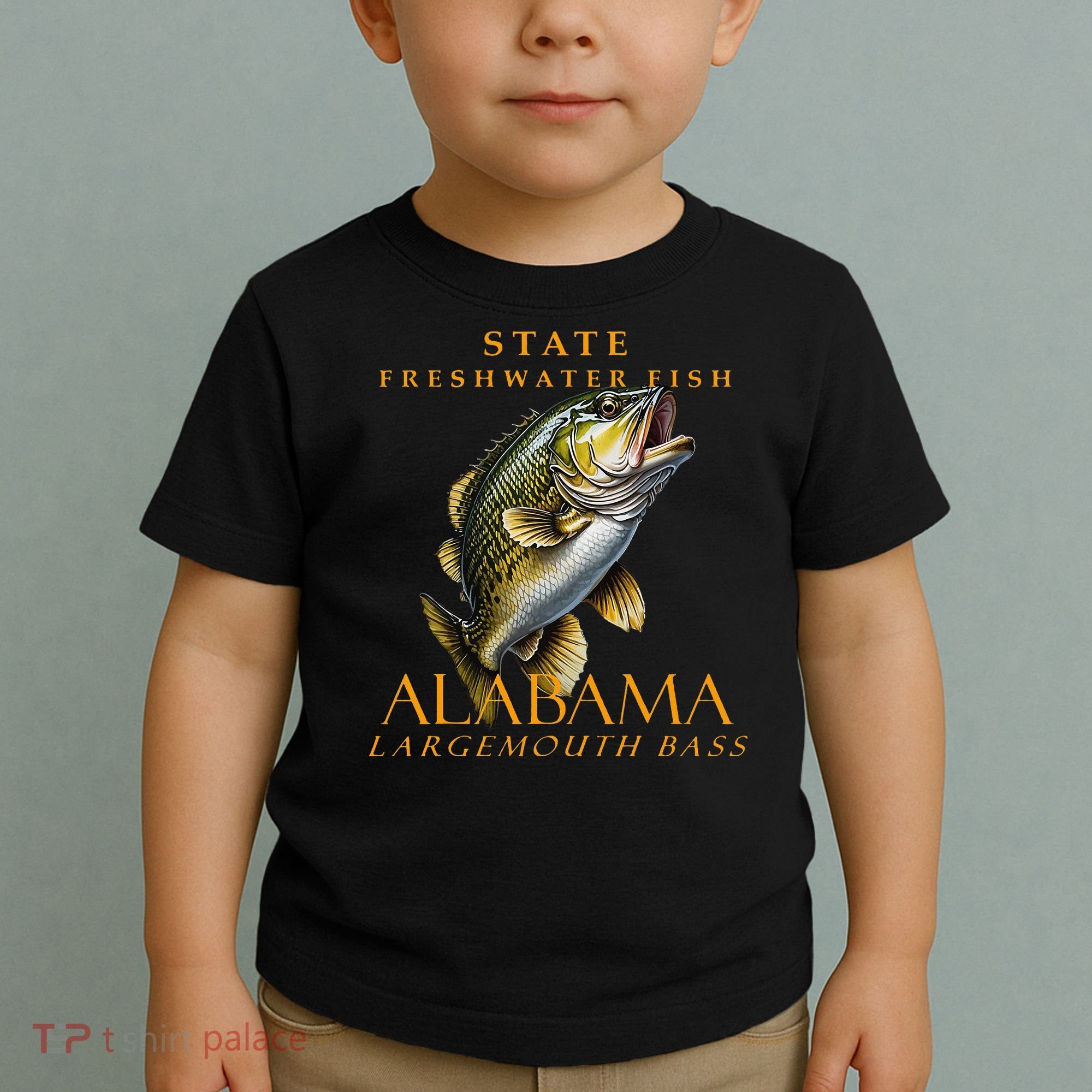 Alabama Territory Freshwater Fish The Spotted Bass Toddler T-Shirt