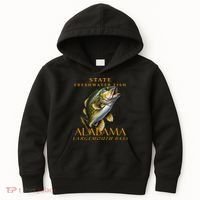 Alabama Territory Freshwater Fish The Spotted Bass Kids Hoodie thumb 0