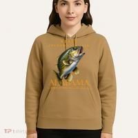 Alabama Territory Freshwater Fish The Spotted Bass Hoodie thumb 5