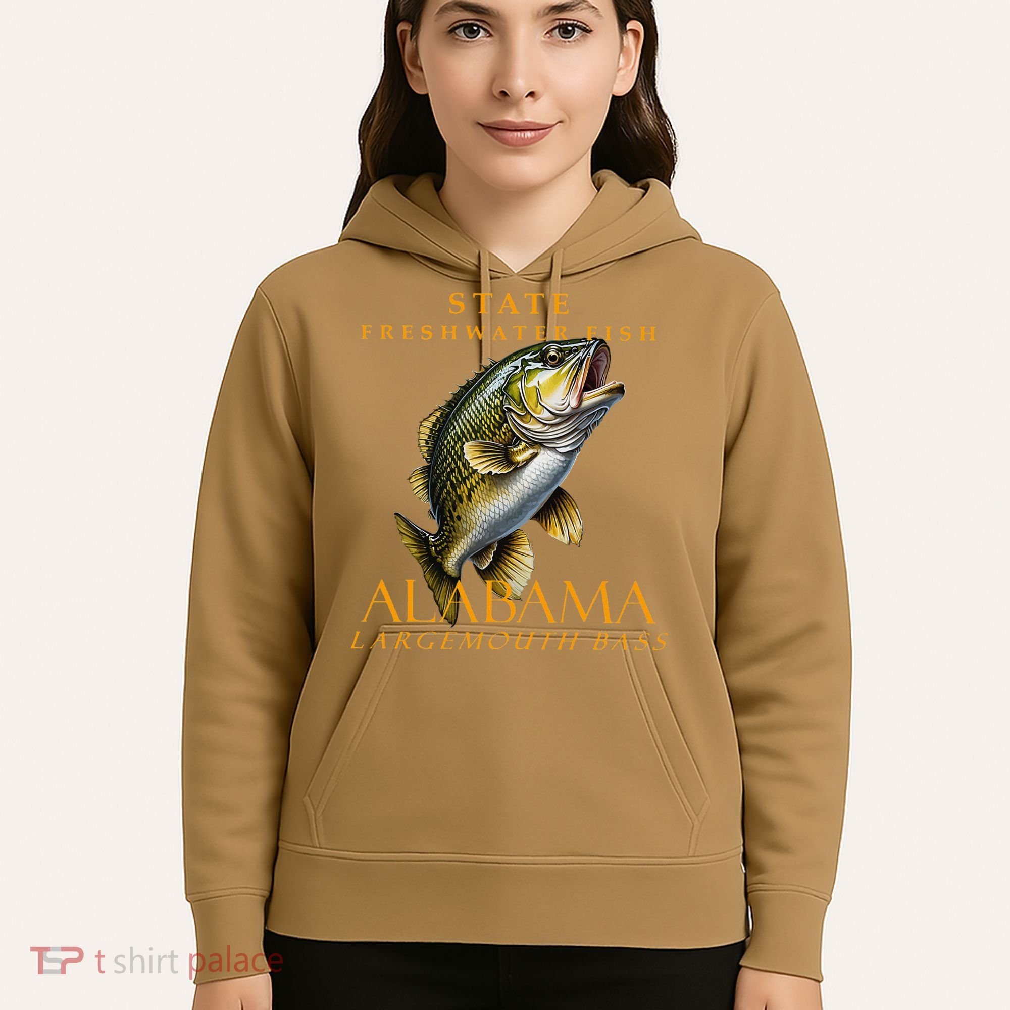 Alabama Territory Freshwater Fish The Spotted Bass Hoodie