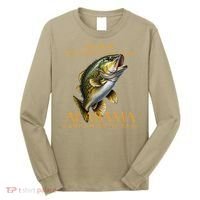 Alabama Territory Freshwater Fish The Spotted Bass Long Sleeve Shirt thumb 0