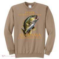 Alabama Territory Freshwater Fish The Spotted Bass Sweatshirt thumb 0