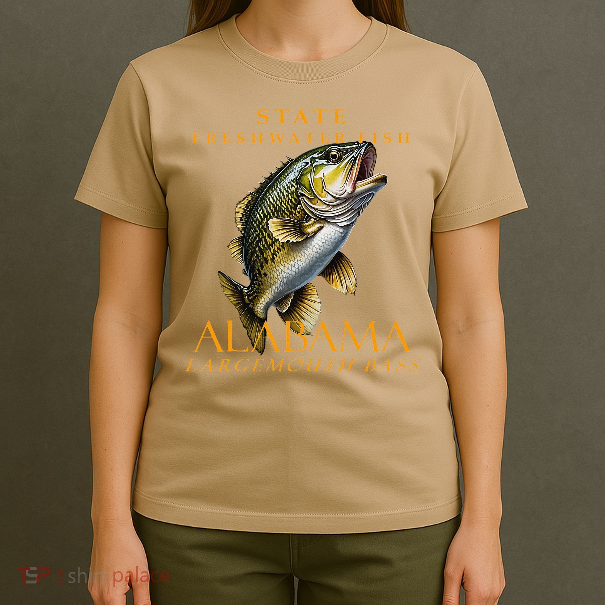 Alabama Territory Freshwater Fish The Spotted Bass T-Shirt