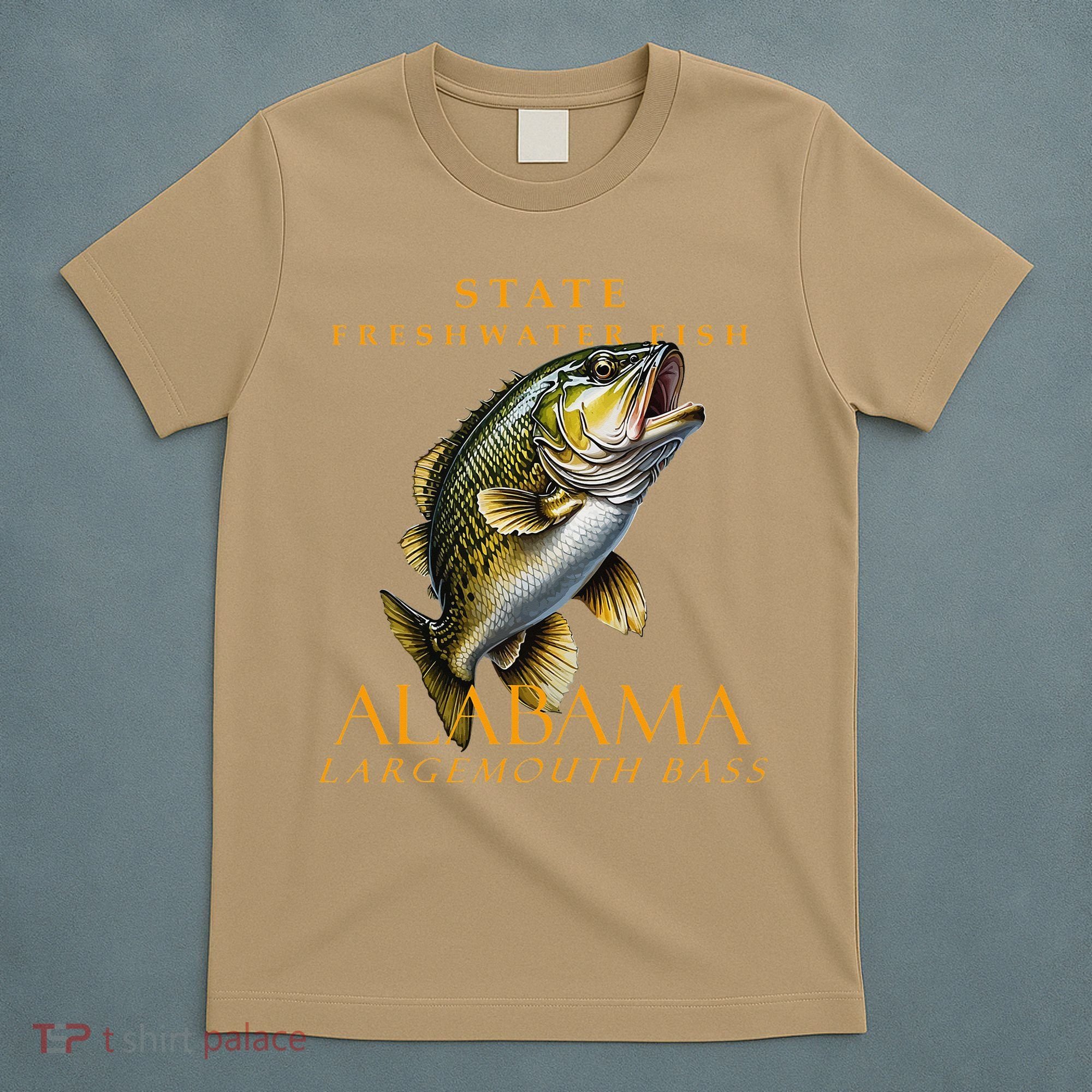Alabama Territory Freshwater Fish The Spotted Bass T-Shirt