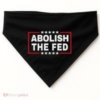 Abolish The Fed Economic Stability Reform Protest USA-Made Doggie Bandana thumb 0