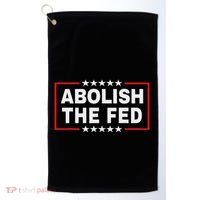 Abolish The Fed Economic Stability Reform Protest Golf Towel thumb 0