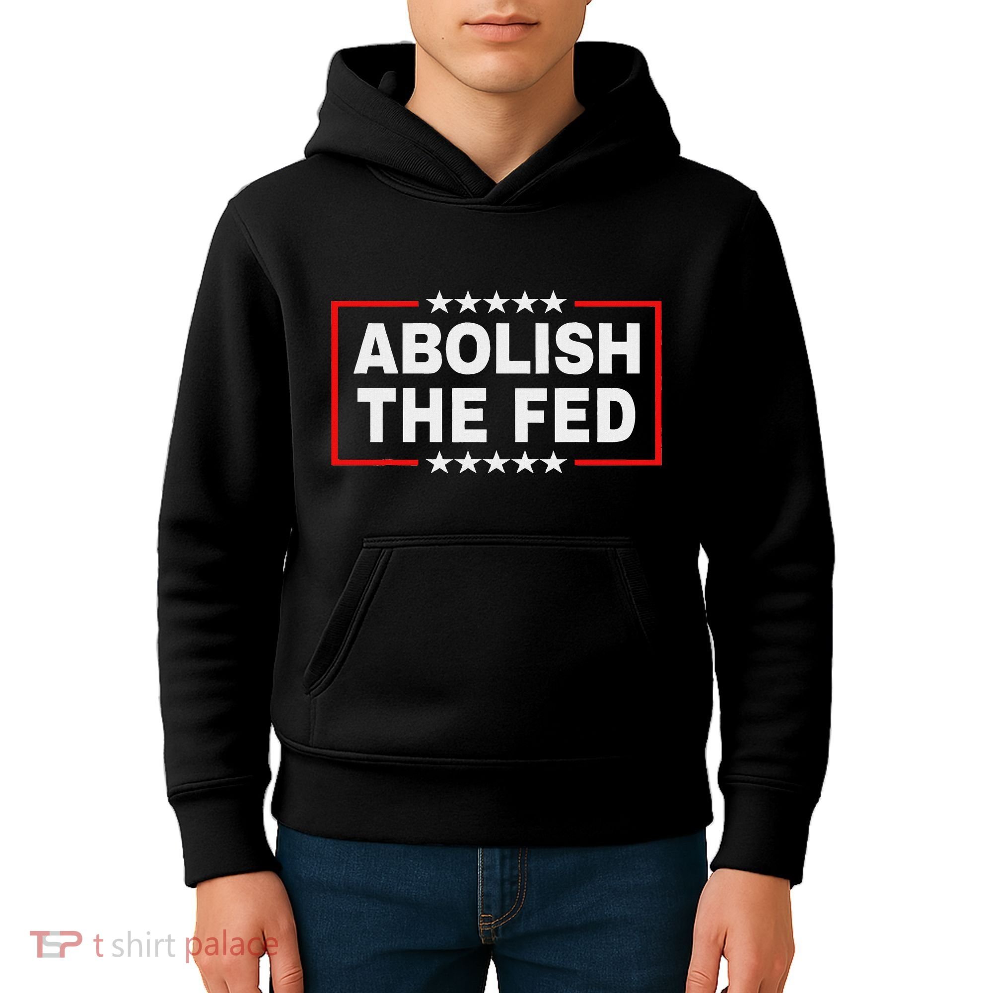 Abolish The Fed Economic Stability Reform Protest Kids Hoodie