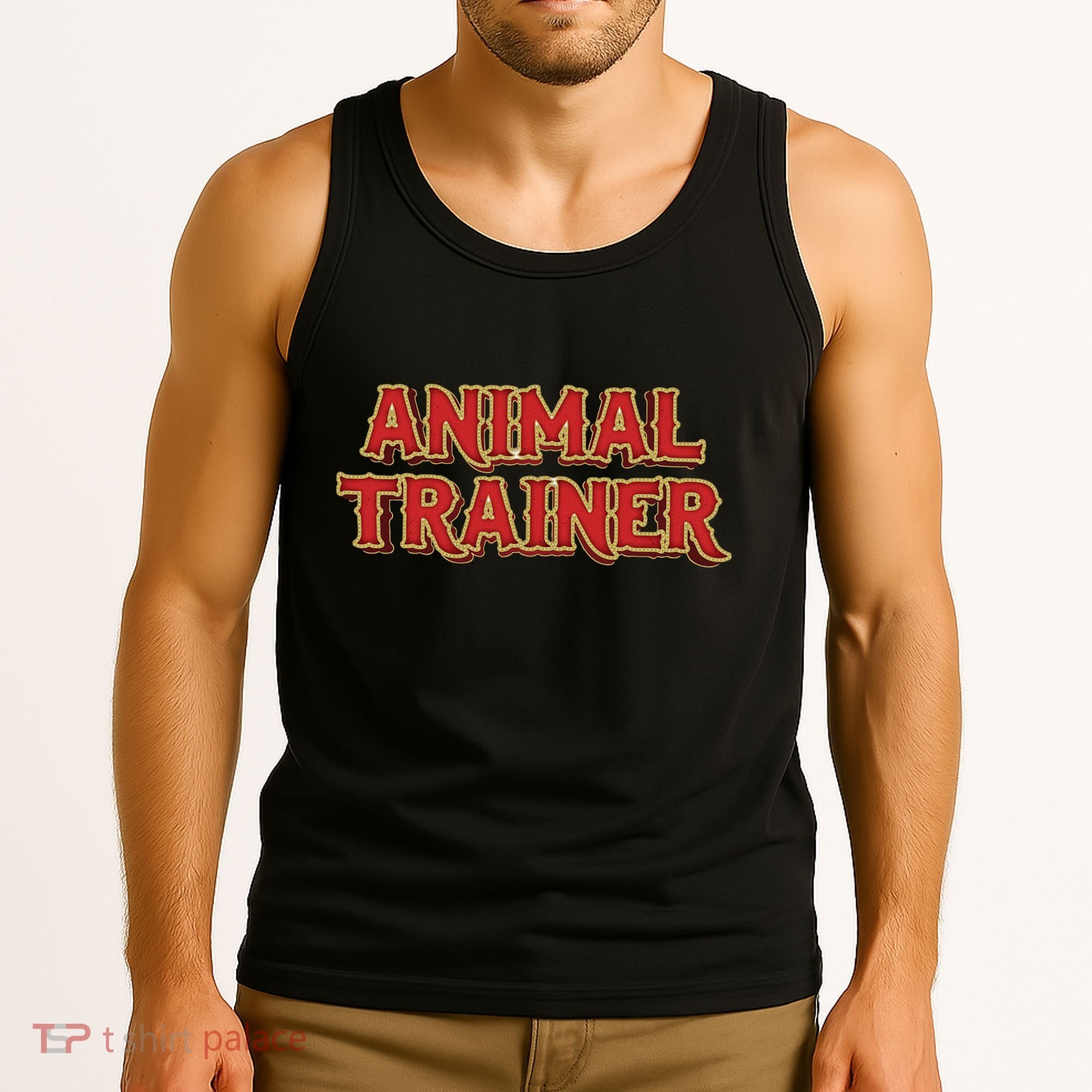 Animal Trainer Funny Circus Staff Costome Theme Party Tank Top