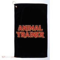 Animal Trainer Funny Circus Staff Costome Theme Party Golf Towel thumb 0