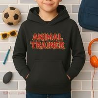 Animal Trainer Funny Circus Staff Costome Theme Party Kids Hoodie thumb 2
