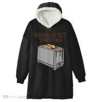 Absolutely Toasted Funny Hooded Wearable Blanket thumb 0