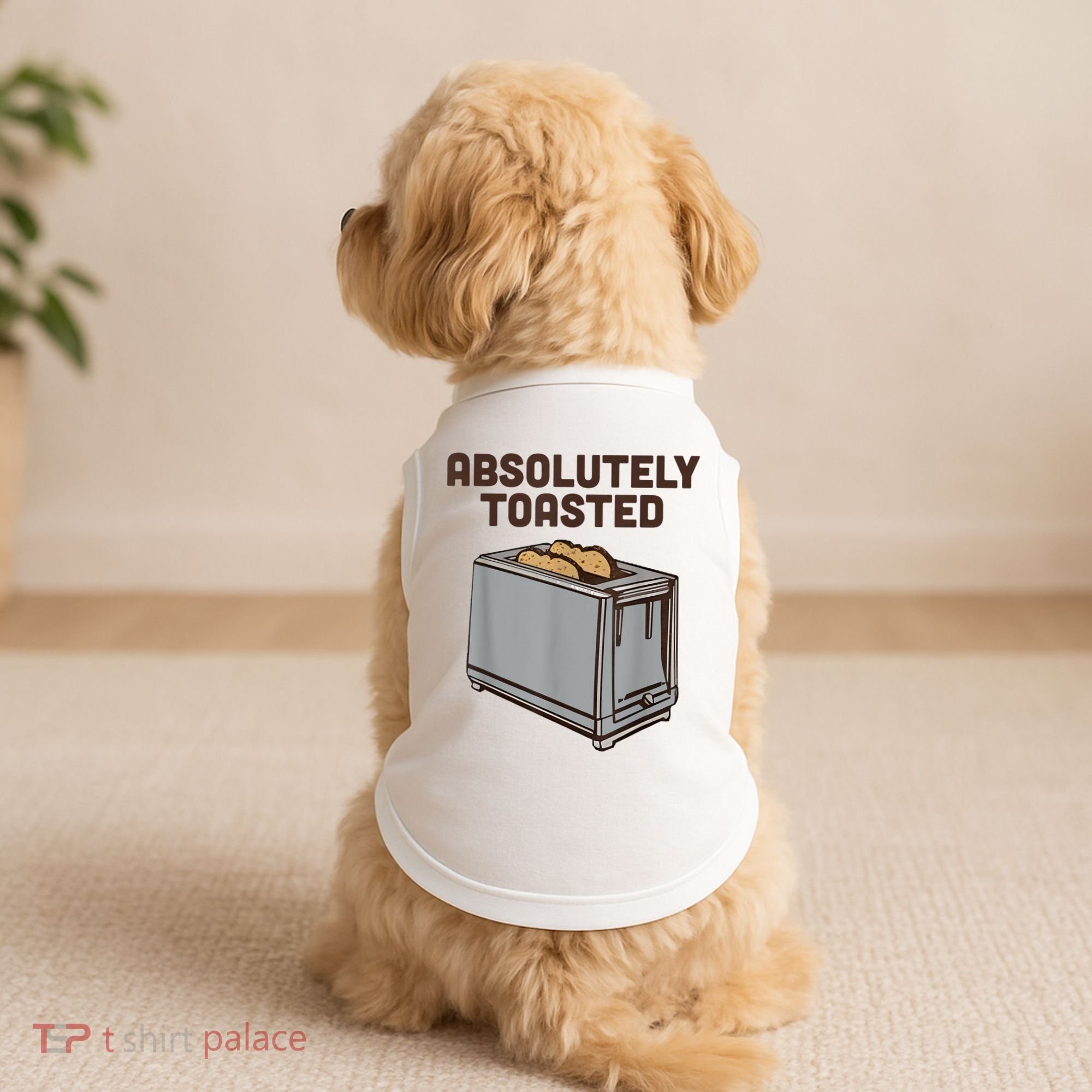 Absolutely Toasted Funny Doggie Tank