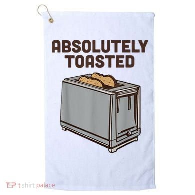 Absolutely Toasted Funny Golf Towel