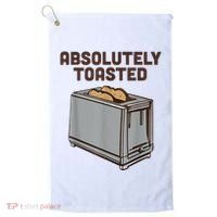 Absolutely Toasted Funny Golf Towel thumb 0