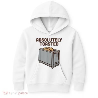 Absolutely Toasted Funny Kids Hoodie