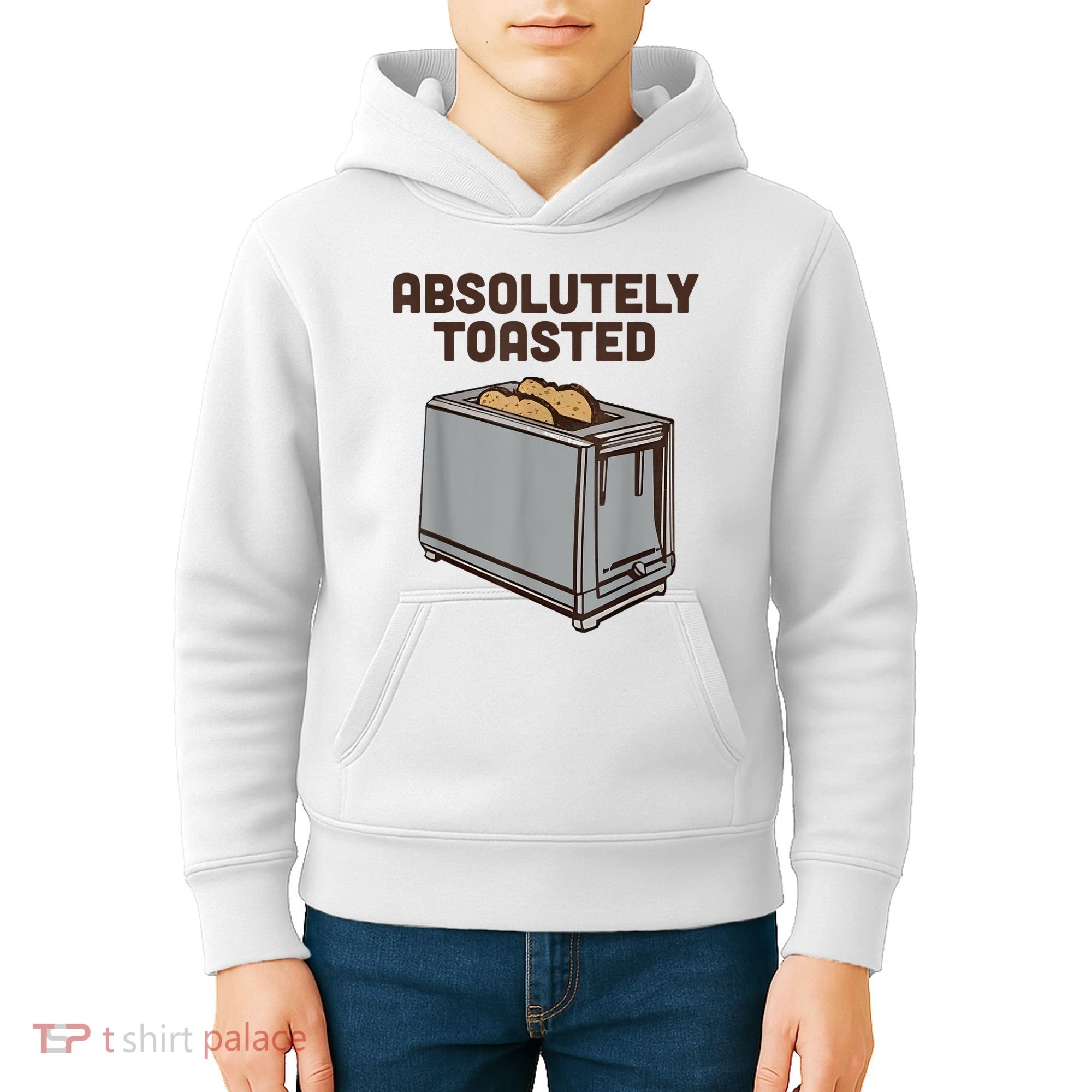 Absolutely Toasted Funny Kids Hoodie