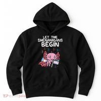 Axolotl Transgende.r Flag Shenanigans Tran.s Transsexual Pride Hoodie thumb 0